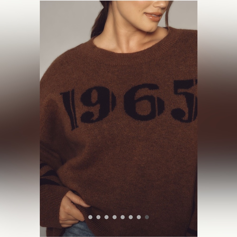 Anthropologie NWT Pilcro Crew-Neck Graphic Sweater size 3X. - Picture 4 of 14